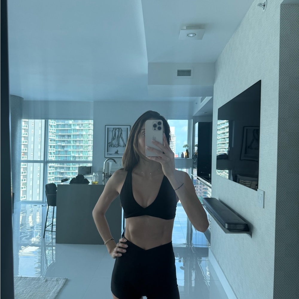Black Sports Bra